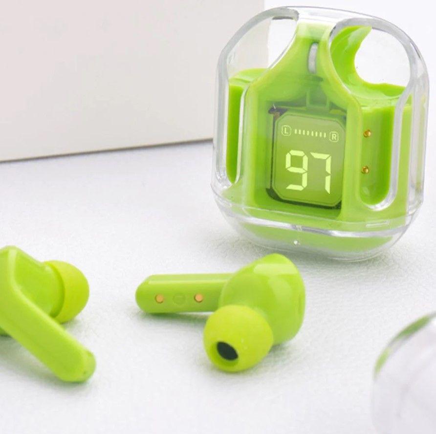 Air 31 Transparent Crystal Bluetooth Earbuds with Premium Sound Quality