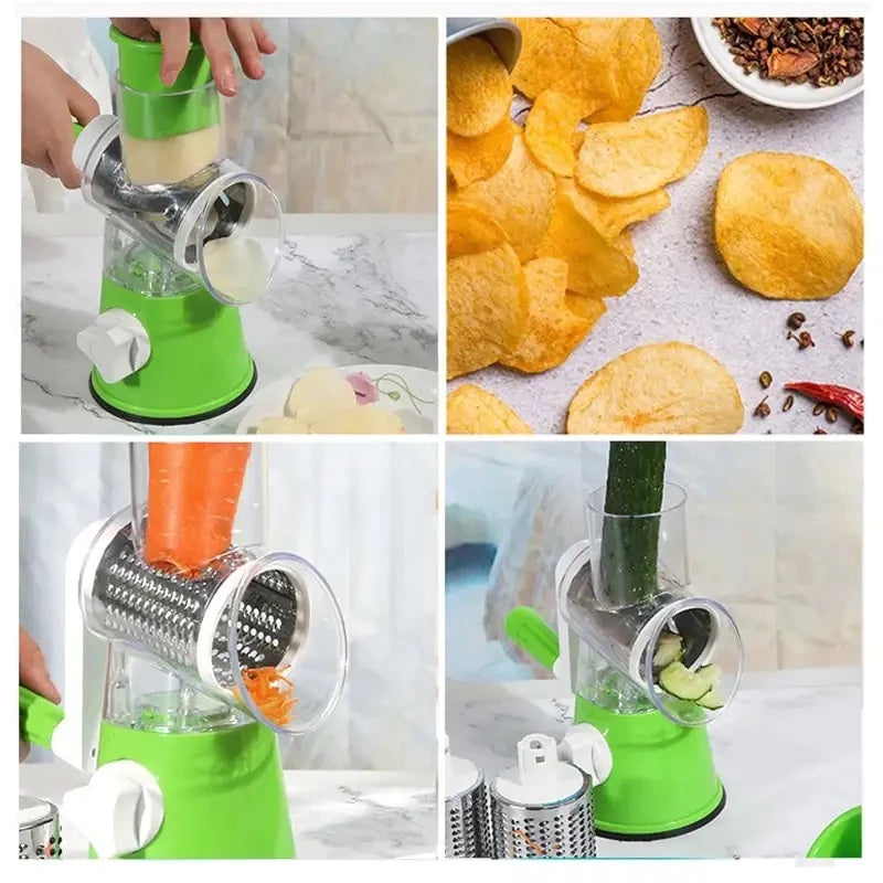 3-in-1 Multifunctional Vegetable Cutter and Slicer for Kitchen