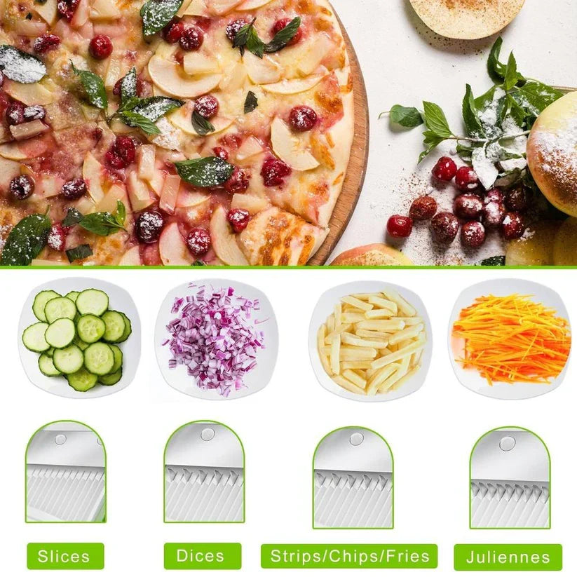 5-in-1 Vegetable Cutter – Slice, Dice & Chop in Seconds!