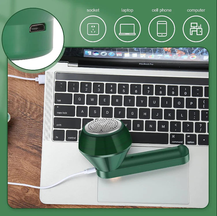 Imported Fabric Lint Remover – Wireless & Rechargeable Hairball Trimmer and Fuzz Shaver