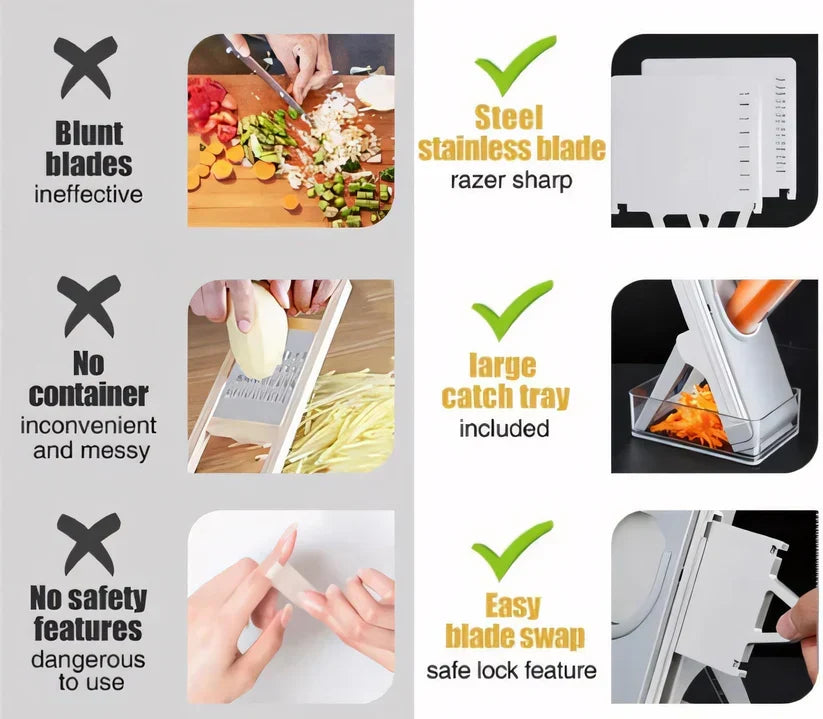5-in-1 Vegetable Cutter – Slice, Dice & Chop in Seconds!