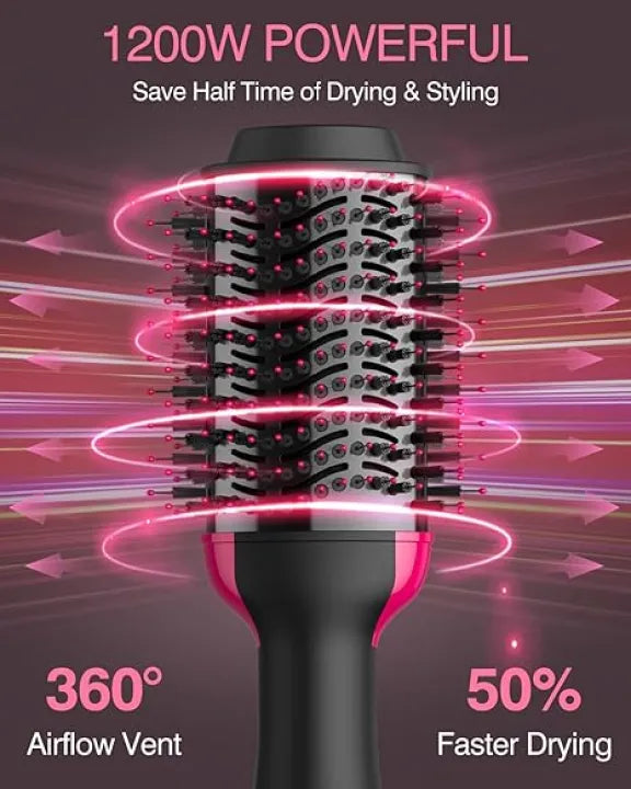 3-in-1 One Step Hair Dryer and Volumizer Brush for Men and Women